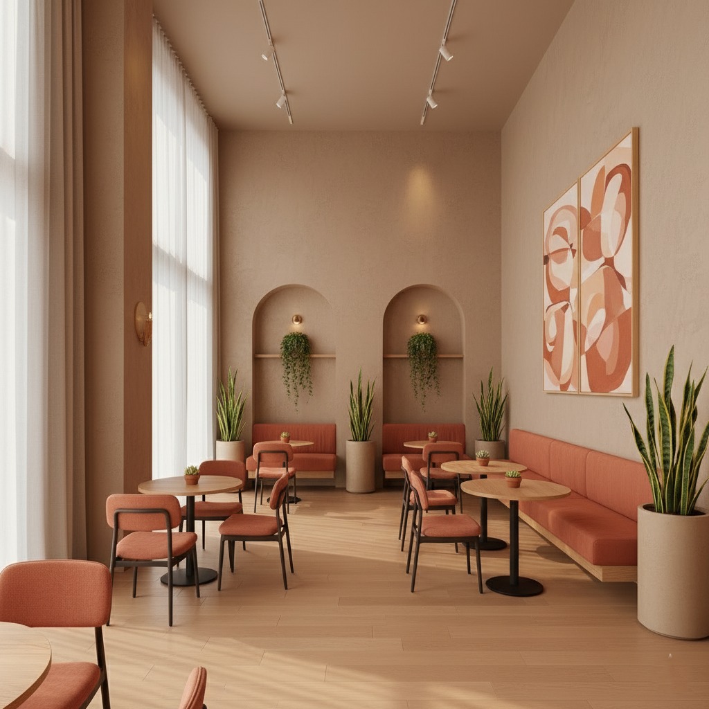 Terracotta Bloom Lounge Area