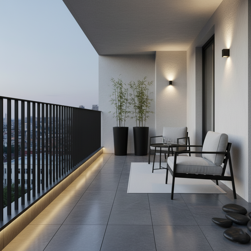 Monochrome Muse Bedroom Lighting