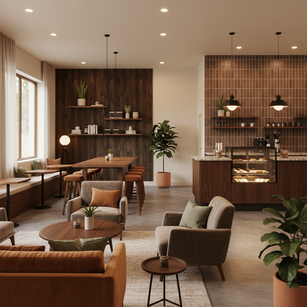 Golden Vein Powder Room Interior