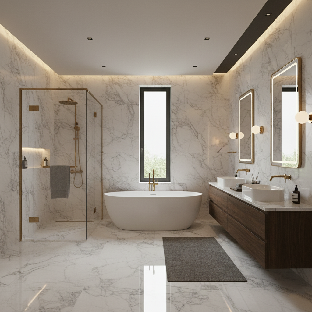 Obsidian Loft Double Height Living Area