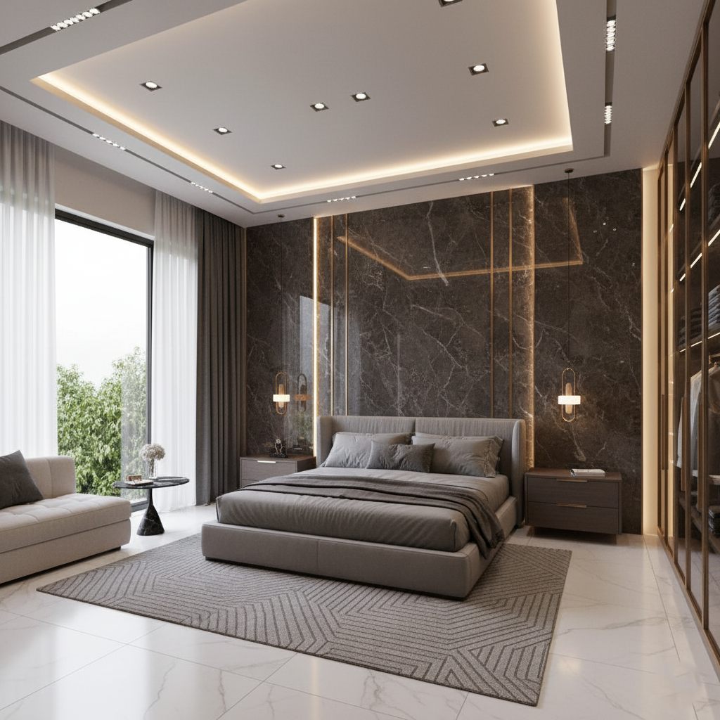 Obsidian Loft Bedroom